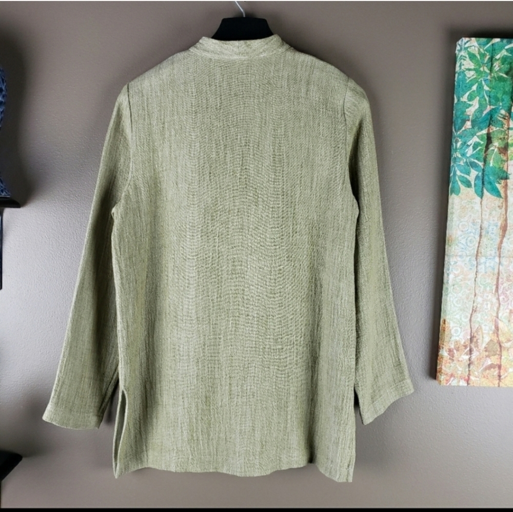 Eileen Fisher button down tunic shirt size PS - Picture 11 of 15